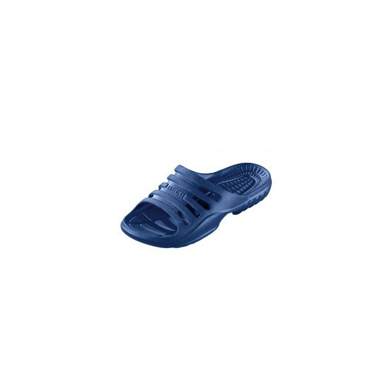 Navy strand slippers voor heren