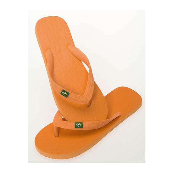 Oranje slippers voor heren