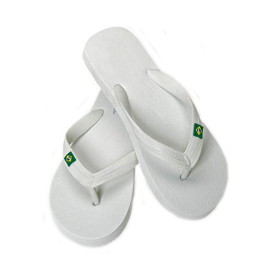 Witte slippers voor heren