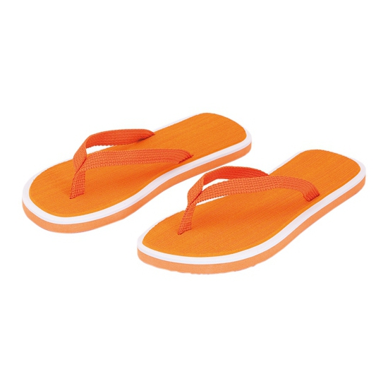 Oranje dames slippers